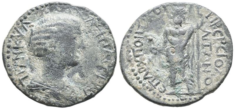 Tranquillina (augusta, 241-244). Phrygia, Tiberiopolis. Æ (27mm, 10.82g).