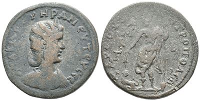 Otacilia Severa (augusta, 244-249). Cilicia, Tarsus. Æ (32mm, 17.79g).
