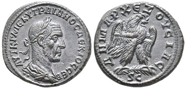 Trajan Decius (249-251). Antioch. BI Tetradrachm (26mm, 11.39g).  - Auction Greek, Roman, Byzantine Coins - Bertolami Fine Art - Prague