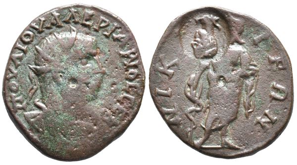 Valerian I (253-260). Bithynia, Nicaea. Æ (23mm, 5.95g).  - Auction Greek, Roman, Byzantine Coins - Bertolami Fine Art - Prague