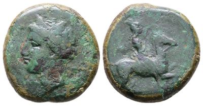 Sicily, Tyndaris, Late 4th Century Bc. Æ (20 MM, 7.68 G).