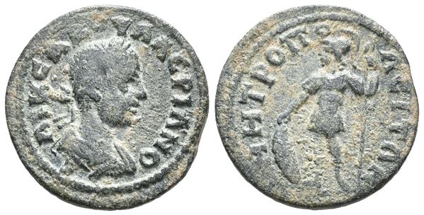 Valerian I (253-260). Ionia, Metropolis. Æ (21mm, 4.29g).  - Auction Greek, Roman, Byzantine Coins - Bertolami Fine Art - Prague