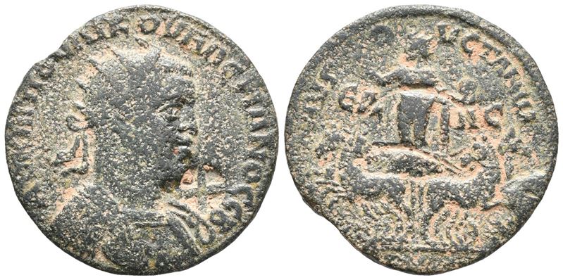 Valerian i (253-260). Cilicia, Augusta. Æ (28mm, 14.66g).