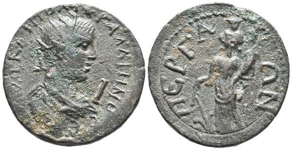 Gallienus (254-268). Pamphylia, Perge. Æ 10 Assaria (30mm, 16.19g).