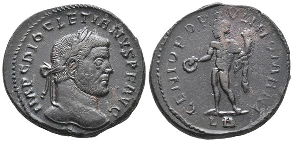 Diocletian (284-305). Æ Follis (27mm, 11.08g).  - Auction Greek, Roman, Byzantine Coins - Bertolami Fine Art - Prague