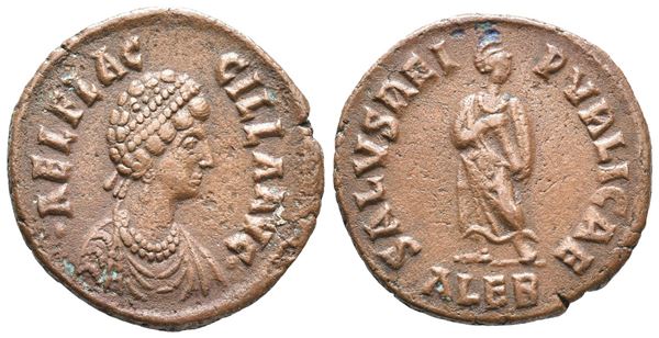 Aelia Flaccilla (Augusta, 379-386/8). Æ (23mm, 5.24g).  - Auction Greek, Roman, Byzantine Coins - Bertolami Fine Art - Prague