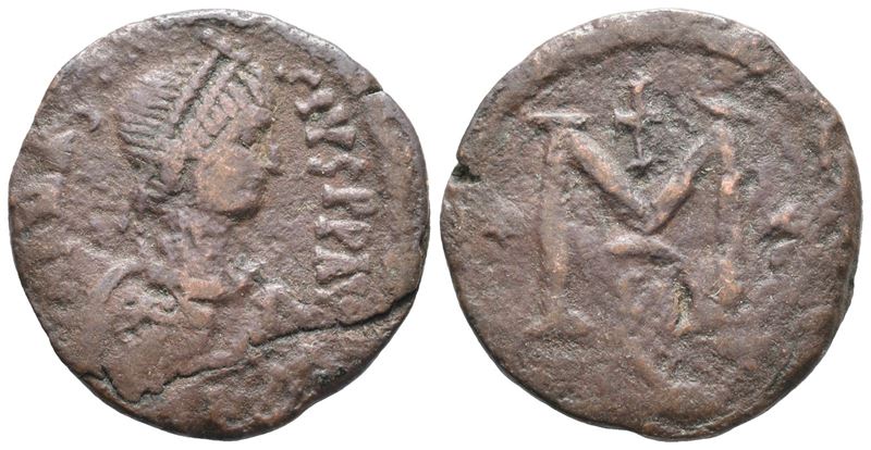 Anastasius i (491-518). Æ 40 Nummi (25mm, 8.76g).