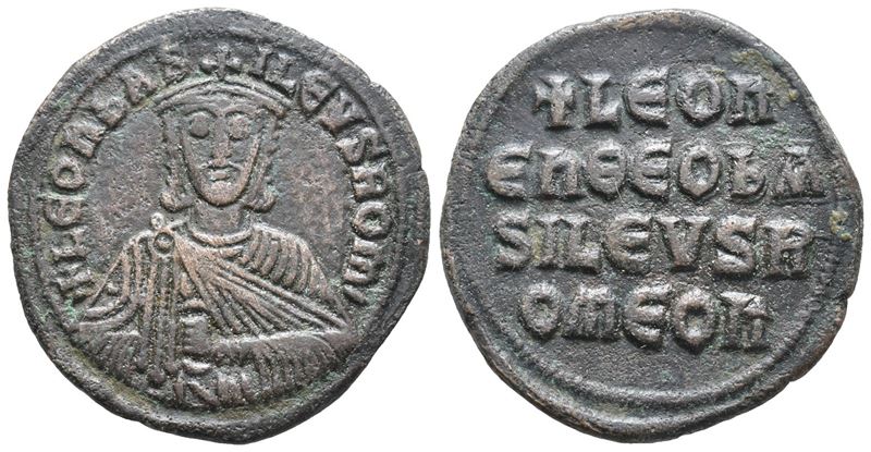 Leo Vi (886-912). Æ 40 Nummi (28mm, 6.88g).