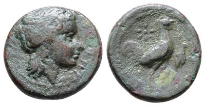 Sicily, Tyndaris, Early 3rd Century Bc. Æ (14 MM, 2.86 G).