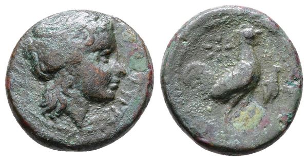 Sicily, Tyndaris, early 3rd century BC. Æ (14 mm, 2.86 g).