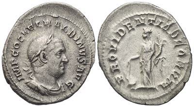 Balbinus (238), Denarius, Rome, 238; Ar (2,91 G; 21,8 MM; 12 H)