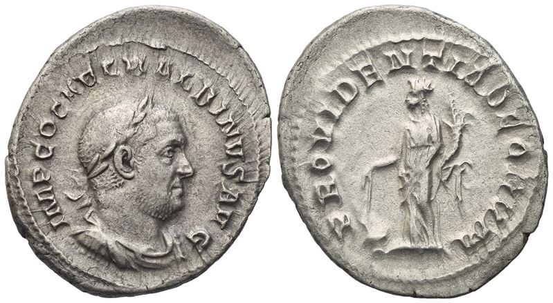 Balbinus (238), Denarius, Rome, 238; Ar (2,91 G; 21,8 MM; 12 H)