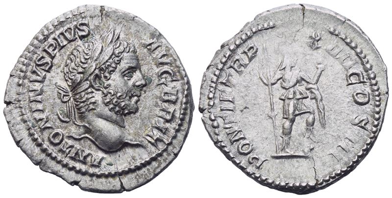 Caracalla (198-217), Denarius, Rome, 211; Ar (2,90 G; 19,5 MM; 6 H)