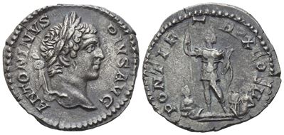 Caracalla (198-217), Denarius, Rome, 207; Ar (2,19 G; 18,4 MM; 6 H)