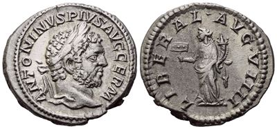 Caracalla (198-217), Denarius, Rome, 213-217; Ar (3,32 G; 19 MM; 12 H)