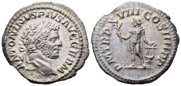 Caracalla (198-217), Denarius, Rome, 215; AR (2,73 g; 18,8 mm; 6 h)