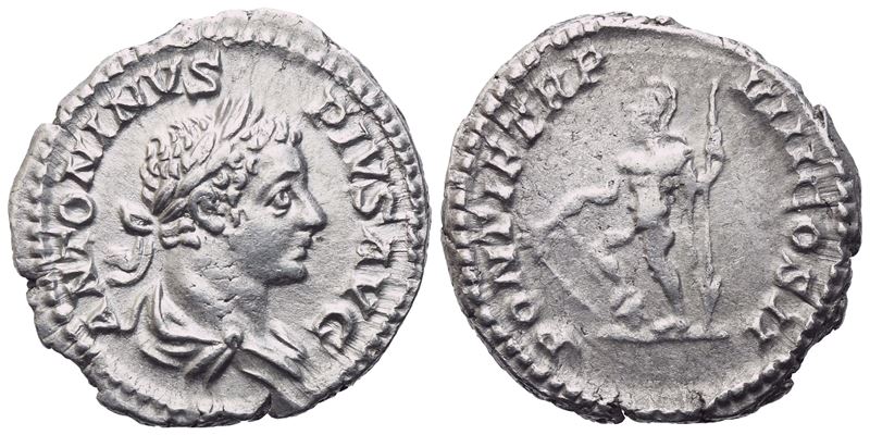 Caracalla (198-217), Denarius, Rome, 205; Ar (3,25 G; 18,6 MM; 12 H)