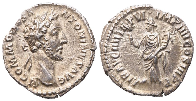Commodus (177-192), Denarius, Rome, 182; Ar (2,11 G; 17,9 MM; 1 H)