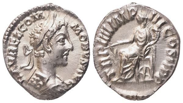 Commodus (177-192) Denarius, Rome, 179-180; AR (3,08 g; 17,3 mm; 12 h)