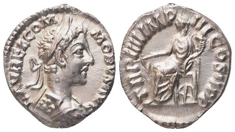 Commodus (177-192), Denario romano, Roma (179-180), AR