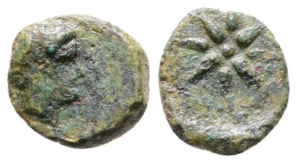 Sicily, Tyndaris, early 2nd century BC. Æ (11 mm, 0.73 g).