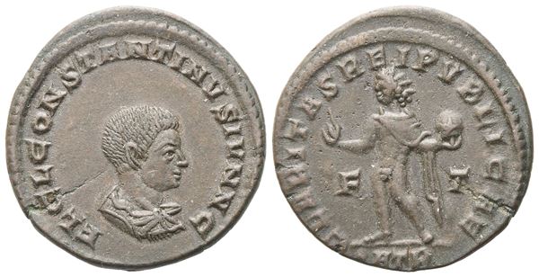 Constantine II as Caesar (317-337), Follis struck under Constantine I, Treveri, 317-318; Æ (3,25 g; 20 mm; 12 h)
