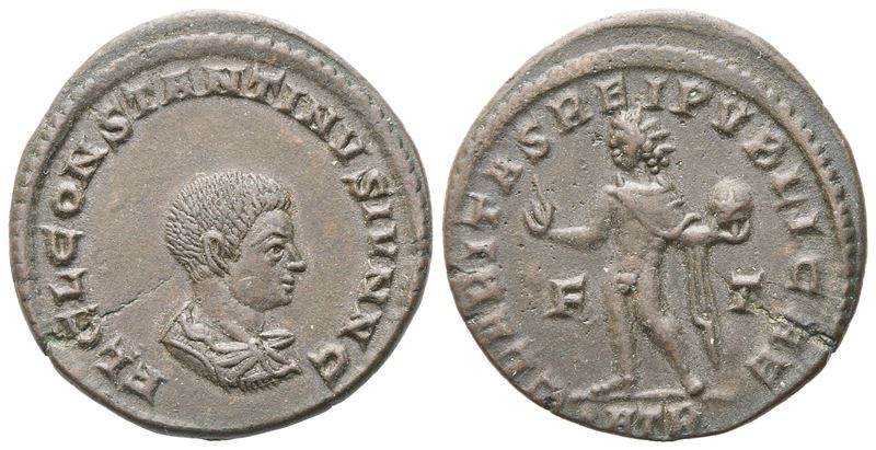 Constantine II As Caesar (317-337), Follis Struck Under Constantine I, Treveri, 317-318; Æ (3,25 ...