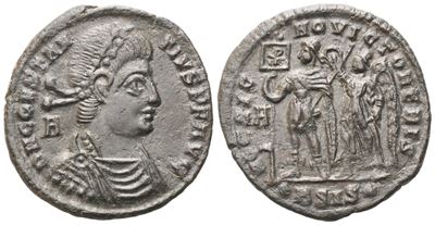 Constantius II (337-355), Centenionalis, Siscia, 350; Æ (4,53 G; 24 MM; 6 H)