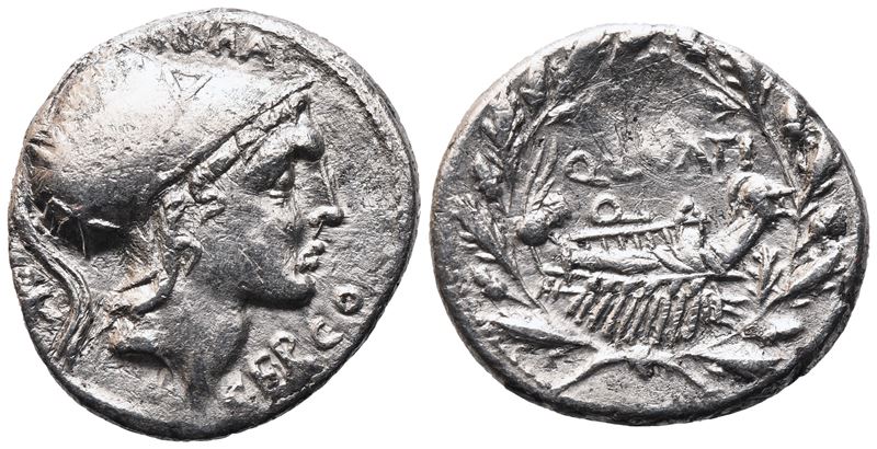 Q. Lutatius Cerco, Denarius, Rome, 109-108 Bc; Ar (3,68 G; 20 G; 2 H)