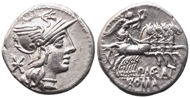 P. Maenius Antias (or Antiaticus), Denarius, 132 Bc; Ar (3,88 G; 19,4 MM; 3 H)