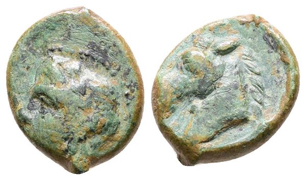 Sicily, Tyndaris, early 3rd century BC. Æ (12 mm, 2.04 g).