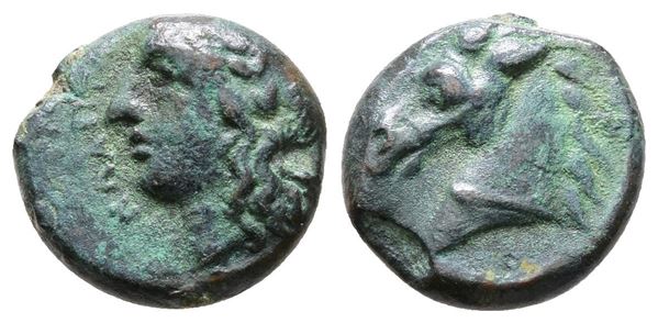 Sicily, Tyndaris, early 3rd century BC. Æ (13 mm, 2.28 g).