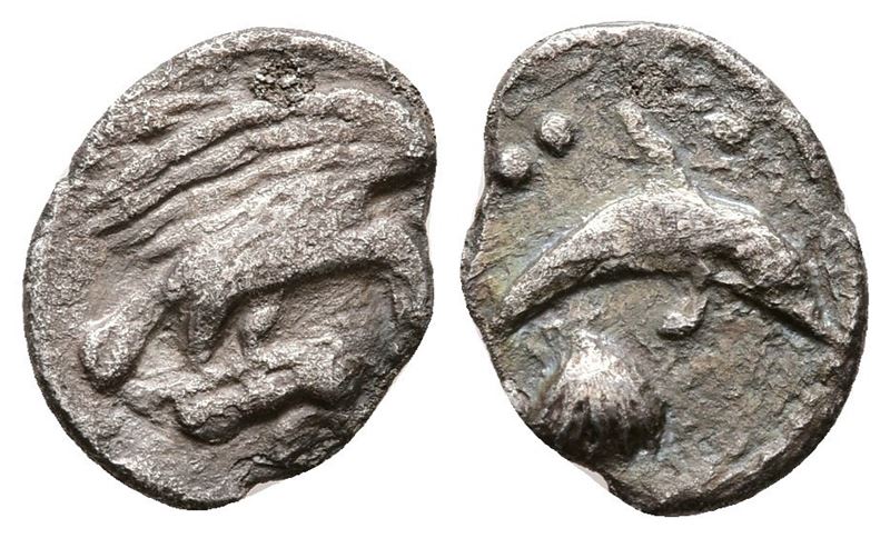 Sicily, Panormos As Ziz, C. 405-380 Bc. Ar Litra (12 MM, 0.71 G).