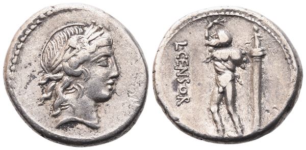 L. Marcius Censorinus, Denarius, 82 BC; AR (3,93 g; 17,8 mm; 4 h)