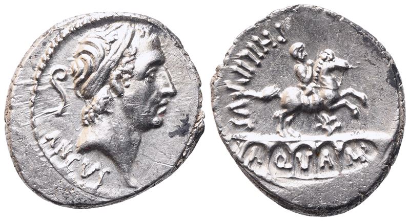 L. Marcius Philippus, Denario romano (57 a.C.), AR