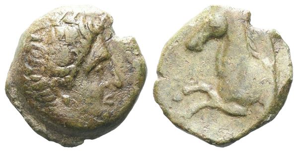 Sicily, Soloi, c. 4th-3rd century BC. Æ (12 mm, 2.16 g).