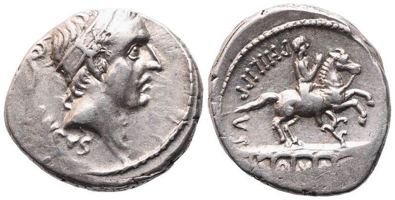 L. Marcius Philippus, Denarius, 57 Bc; Ar (3,78 G; 18 MM; 11 H)