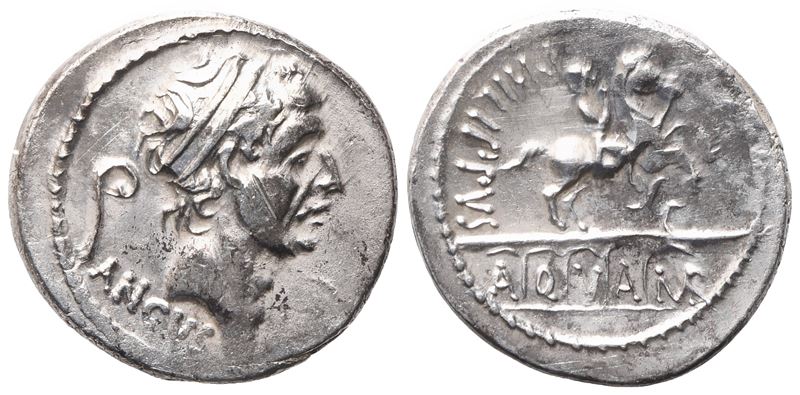 L. Marcius Philippus, Denarius, 56 Bc; Ar (3,97 G; 18,9 MM; 5 H)