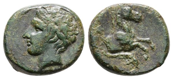 Sicily, Soloi, c. 406-397 BC. Æ (13 mm, 2.46 g).  - Auction Greek, Roman and Byzantine Coins	 - Bertolami Fine Art - Prague