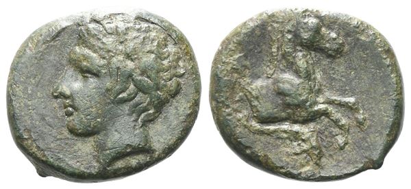 Sicily, Soloi, c. 406-397 BC. Æ (13 mm, 2.46 g).