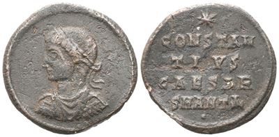 Costantino II, Nummus in Bronzo; Antiochia (326-337)