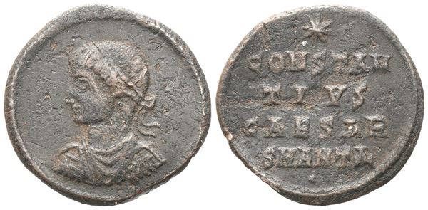 Constantius II as Caesar (326-337), Nummus, Antiochia; Æ (1,98 g; 17,8 mm; 11 h)