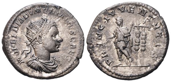 Diadumenianus Caesar (217-218), Antoninianus, Rome, 218; AR (4,65 g; 22,2 mm; 6 h)