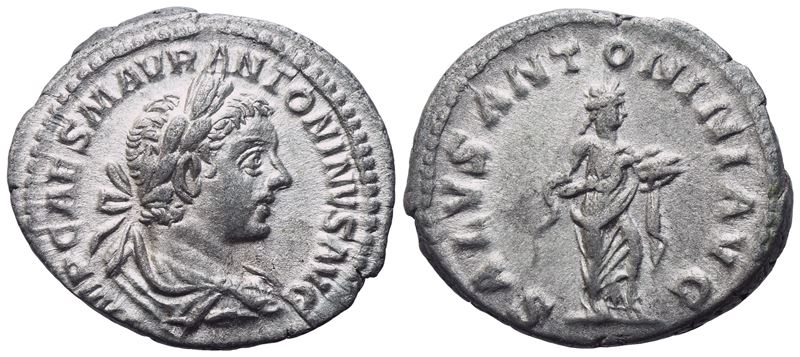 Elagabal (218-222), Denarius, Rome, 218; Ar (3,31 G; 19,2 MM; 12 H)