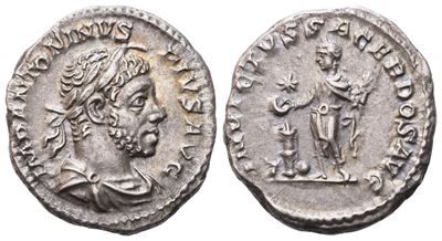 Anonimo, Elagabalus (218–222), Denario romano, 221–222