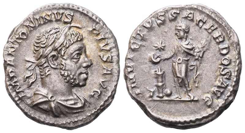 Anonimo, Elagabalus (218–222), Denario romano, 221–222