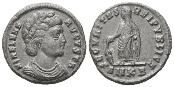 Helena, Nummus struck under Constantine I, Cyzicus, 324-325; Æ (2,30 g; 18,5 mm; 1 h)