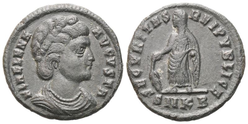 Helena, Nummus Struck Under Constantine I, Cyzicus, 324-325; Æ (2,30 G; 18,5 MM; 1 H)