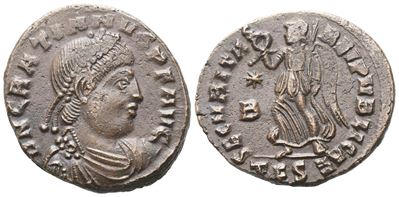 Gratian (367-383), Æ3, Thessalonica, 367-375; Æ (2,925 G; 18,3 MM; 11 H)