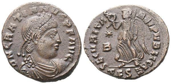 Gratian (367-383), Æ3, Thessalonica, 367-375; Æ (2,925 g; 18,3 mm; 11 h)
